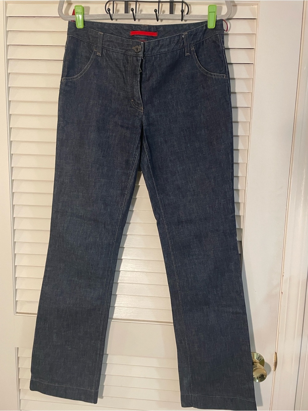 Vintage Archival Prada Sport Linea Rossa Dark Wash Straight Leg Denim Jeans